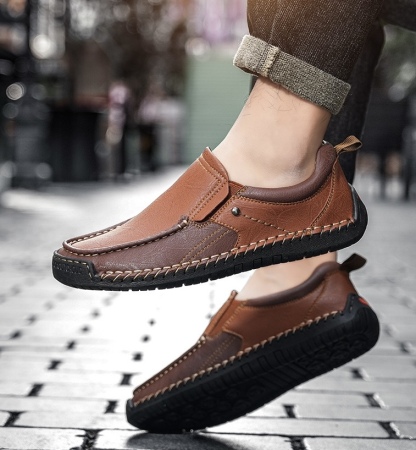 ⏰Last Day! 45% OFF  🔥GARB®Men's Handmade Genuine Leather Orthopedic Walking Shoes