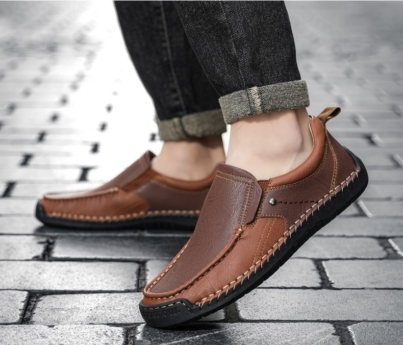 ⏰Last Day! 45% OFF  🔥GARB®Men's Handmade Genuine Leather Orthopedic Walking Shoes