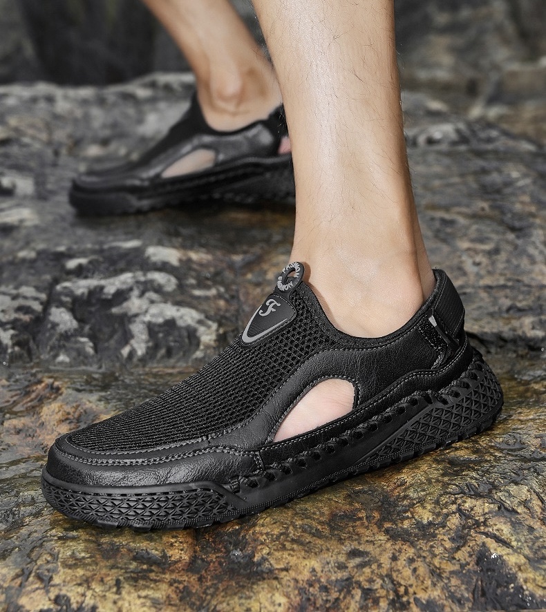 ⏰Last Day! 45% OFF  🔥GARB®Men's Handmade Breathable No-glue Orthopedic Sandals