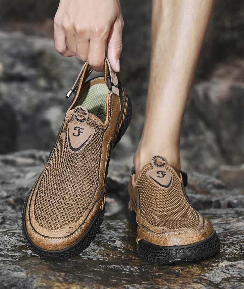 ⏰Last Day! 45% OFF  🔥GARB®Men's Handmade Breathable No-glue Orthopedic Sandals