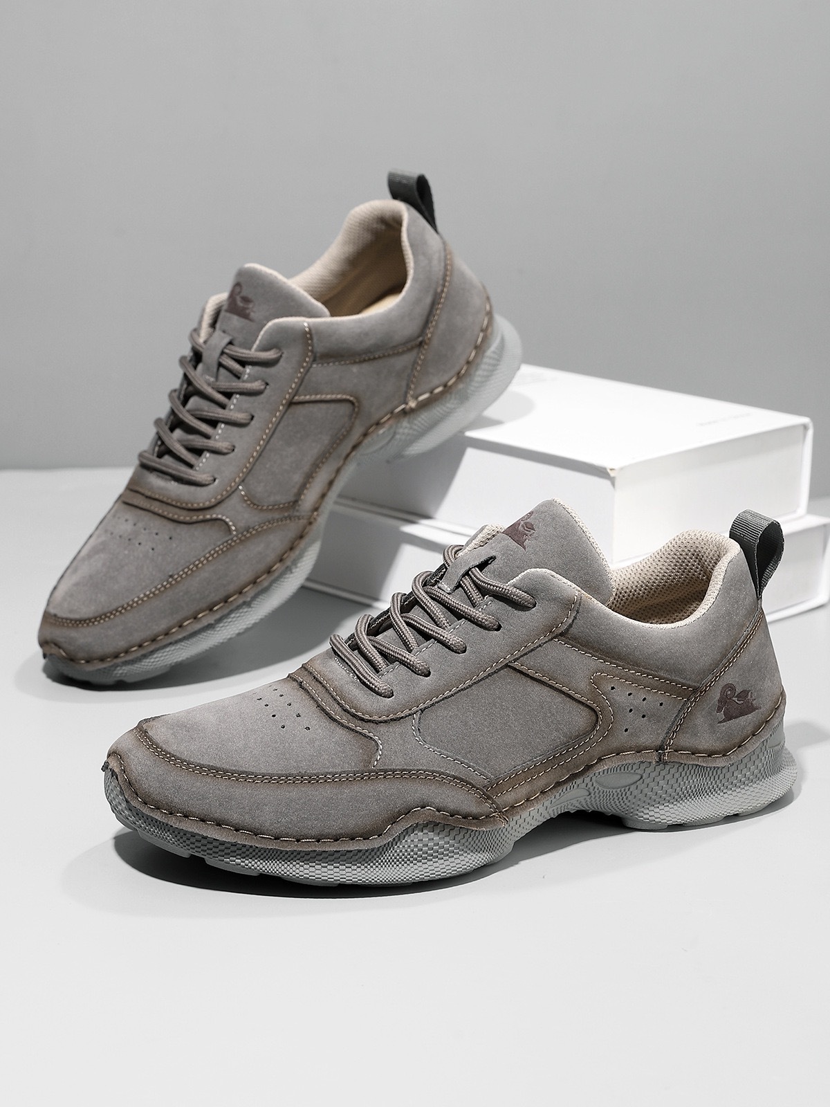 ⏰Last Day! 45% OFF 🔥GARB®Men's Genuine Leather Outdoor Waterproof Orthopedic Walking Shoes