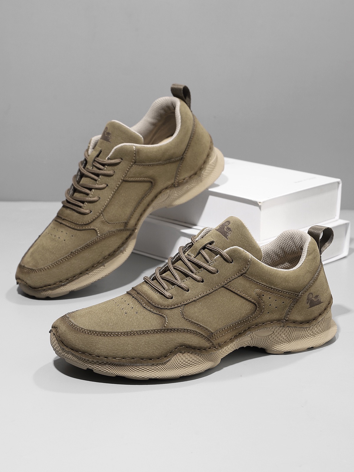 ⏰Last Day! 45% OFF 🔥GARB®Men's Genuine Leather Outdoor Waterproof Orthopedic Walking Shoes