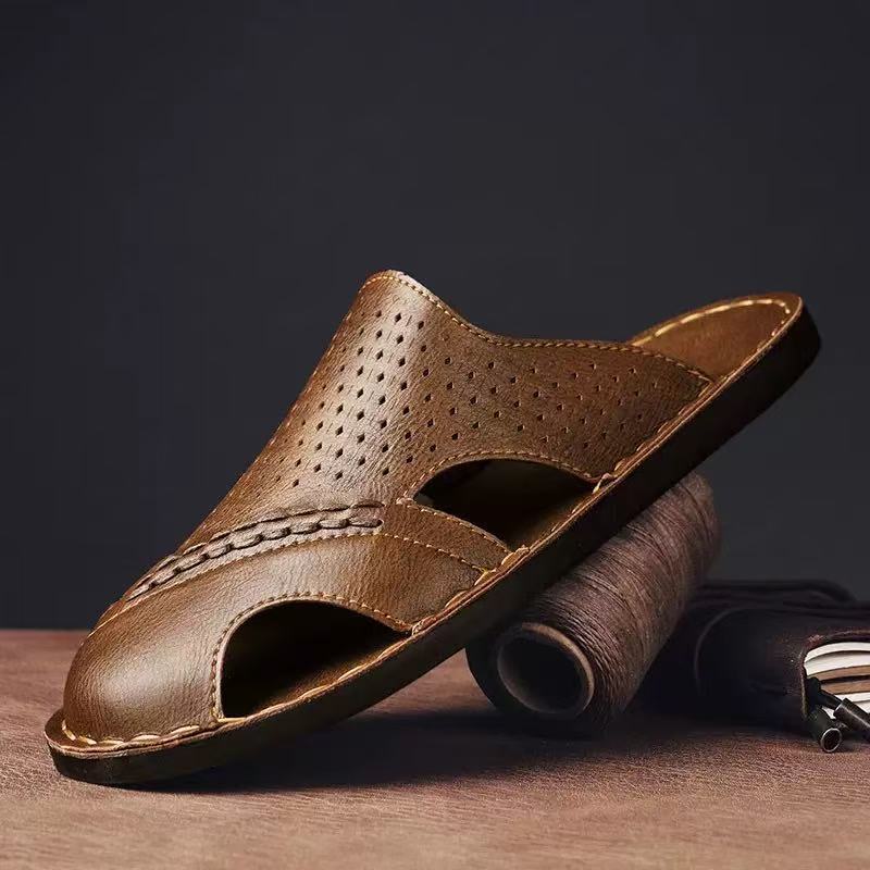 ⏰Last Day! 45% OFF  🔥GARB®Men's Handmade Cowhide Orthopedic Breathable Sandals