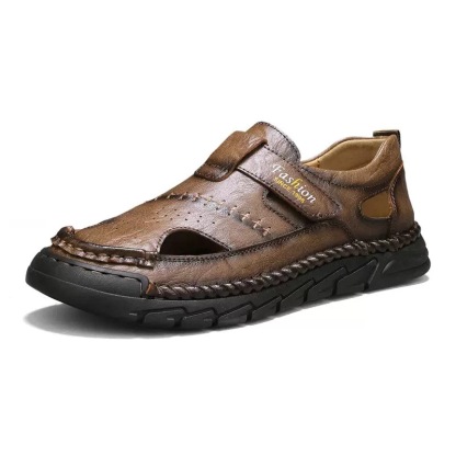 ⏰Last Day! 45% OFF  🔥GARB®Men's Handmade Cowhide Orthopedic Breathable Sandals