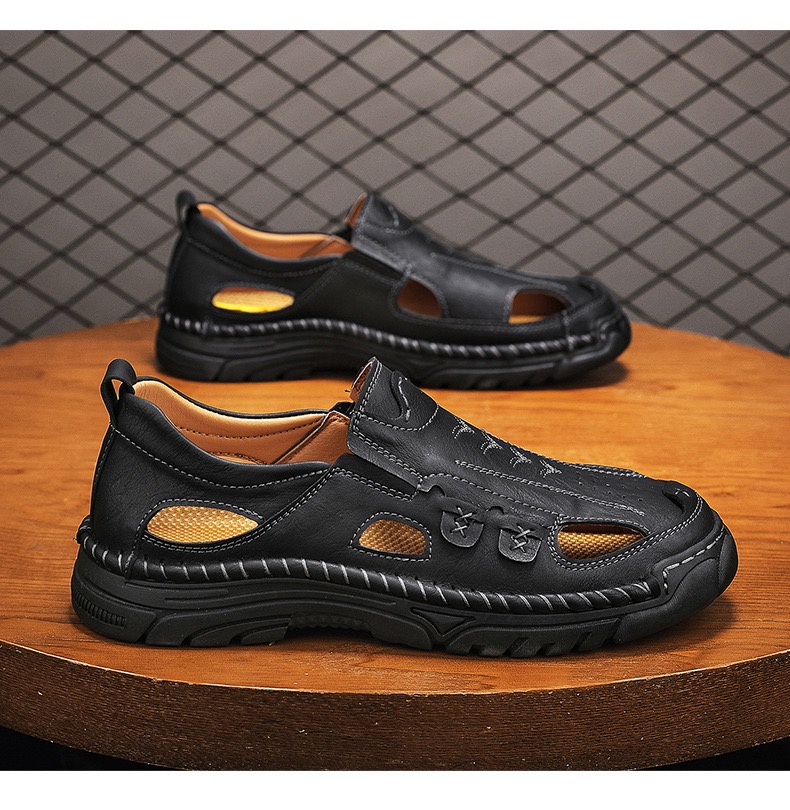 ⏰Last Day! 45% OFF  🔥GARB®Men's Handmade Cowhide Orthopedic Breathable Sandals