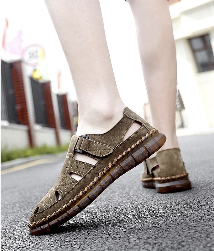 ⏰Last Day! 45% OFF  🔥GARB®Men's Handmade Breathable No-glue Orthopedic Sandals