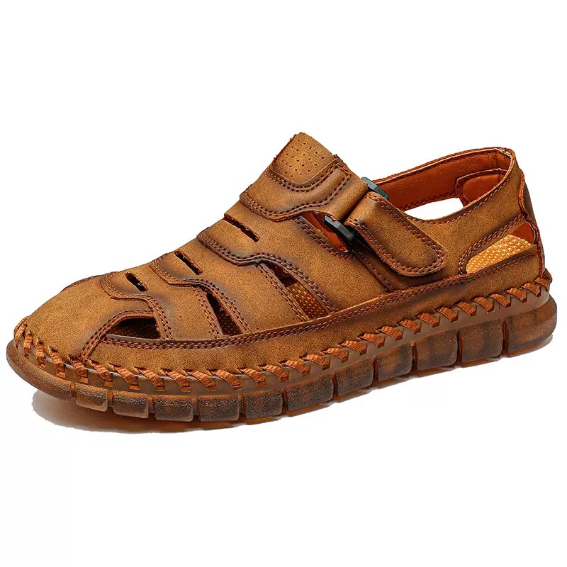 ⏰Last Day! 45% OFF  🔥GARB®Men's Handmade Breathable No-glue Orthopedic Sandals