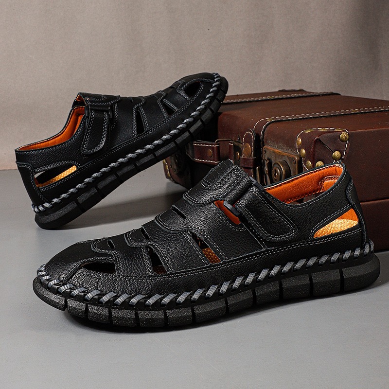 ⏰Last Day! 45% OFF  🔥GARB®Men's Handmade Breathable No-glue Orthopedic Sandals