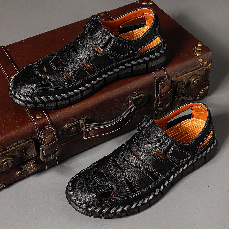 ⏰Last Day! 45% OFF  🔥GARB®Men's Handmade Breathable No-glue Orthopedic Sandals