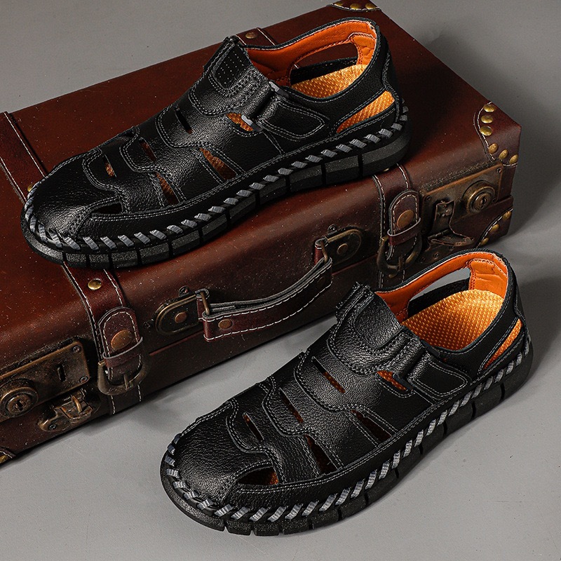 ⏰Last Day! 45% OFF  🔥GARB®Men's Handmade Breathable No-glue Orthopedic Sandals