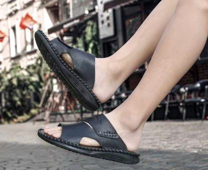 ⏰Last Day! 45% OFF  🔥GARB®Men's Handmade Breathable No-glue Orthopedic Sandals