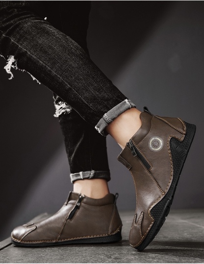 ⏰Last Day! 45% OFF  🔥GARB®Men's Handmade Genuine Leather Outdoor Waterproof Boot