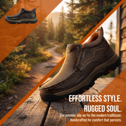 ⏰Last Day! 45% OFF  🔥GARB®Men’s Full-grain leather slip-on chunky casual shoes