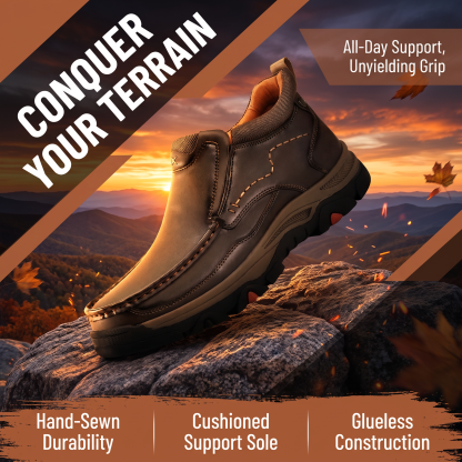 ⏰Last Day! 45% OFF  🔥GARB®Men’s Full-grain leather slip-on chunky casual shoes