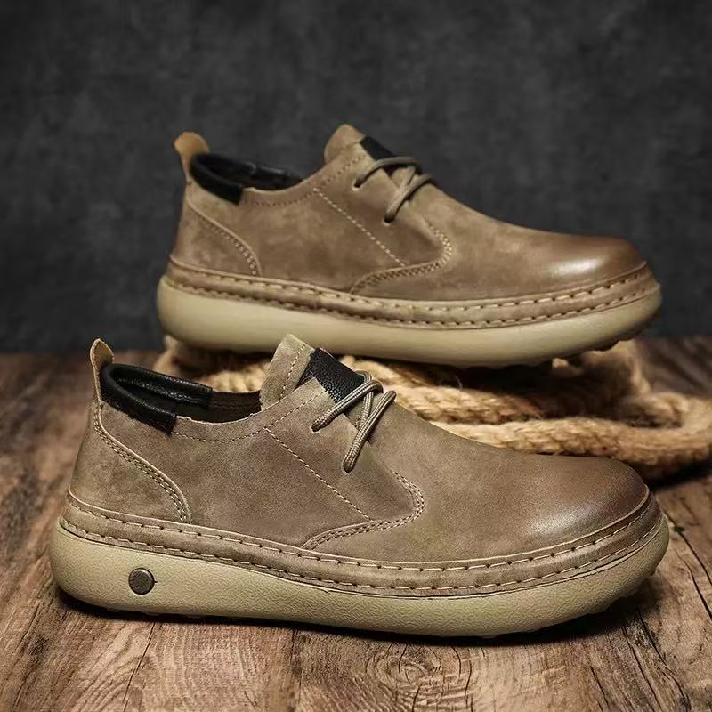 ⏰Last Day! 45% OFF  🔥GARB®Men's Genuine Leather Outdoor Slip-On Loafers with Arch Support & Wide Toe Box