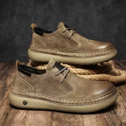 ⏰Last Day! 45% OFF  🔥GARB®Men's Genuine Leather Outdoor Slip-On Loafers with Arch Support & Wide Toe Box