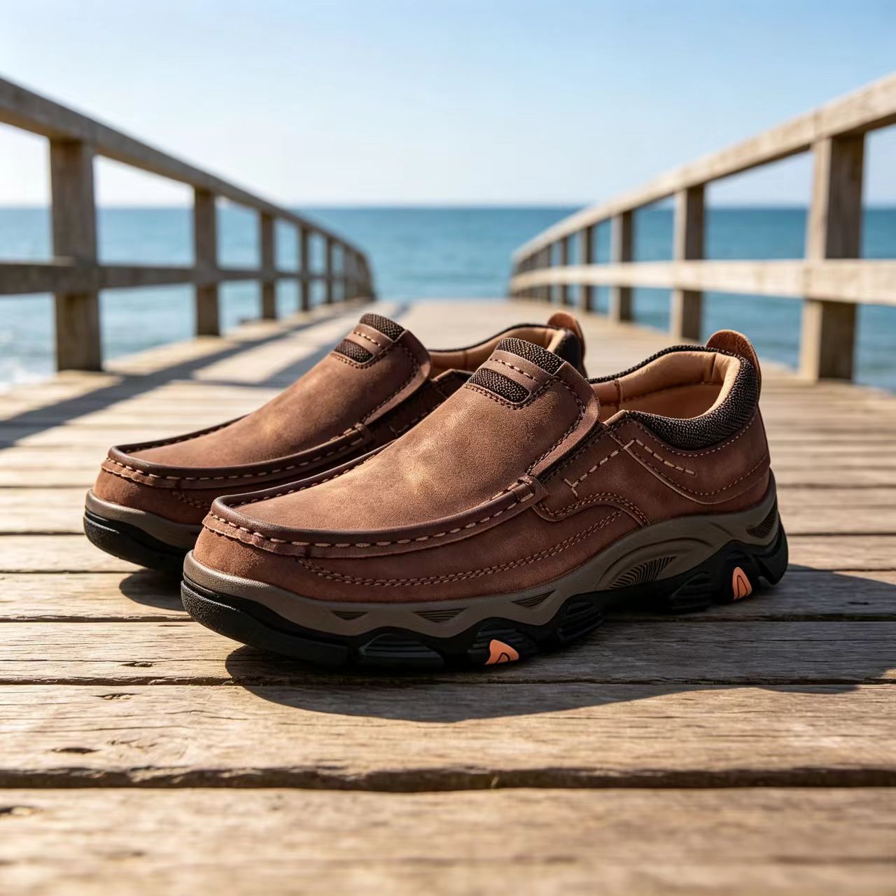 [Copy]⏰Last Day! 45% OFF  🔥GARB® Men’s Wrinkled Full Grain Leather Slip On Casual Shoes