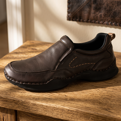 ⏰Last Day! 45% OFF  🔥GARB® Men’s Full-Grain Leather Slip-On Outdoor Casual Shoes