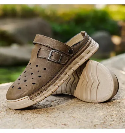 [Copy]⏰Last Day! 45% OFF  🔥GARB®Men's Orthopedic Mules (Breathable Mesh and Genuine Leather)