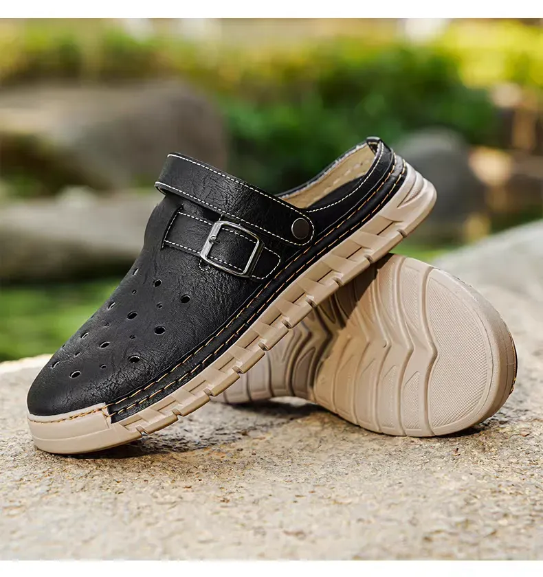[Copy]⏰Last Day! 45% OFF  🔥GARB®Men's Orthopedic Mules (Breathable Mesh and Genuine Leather)