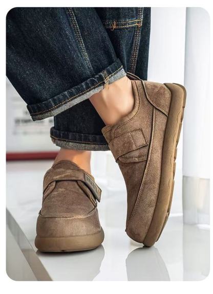 ⏰Last Day! 45% OFF  🔥GARB®Men's Genuine Leather Outdoor Slip-On Loafers with Arch Support & Wide Toe Box