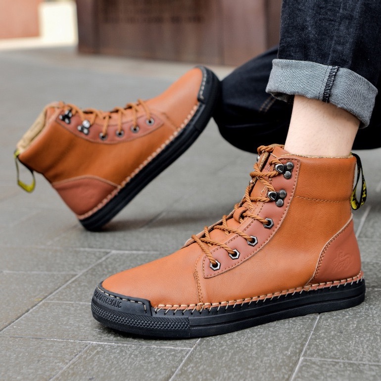 ⏰Last Day! 45% OFF 🔥GARB®Men's Genuine Leather Orthopedic Walking Boots