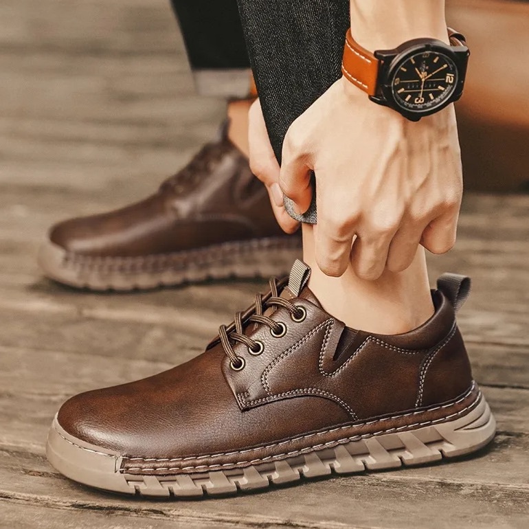 ⏰Last Day!45% OFF 🔥GARB®Men's Handmade Genuine Leather Orthopedic Shoes