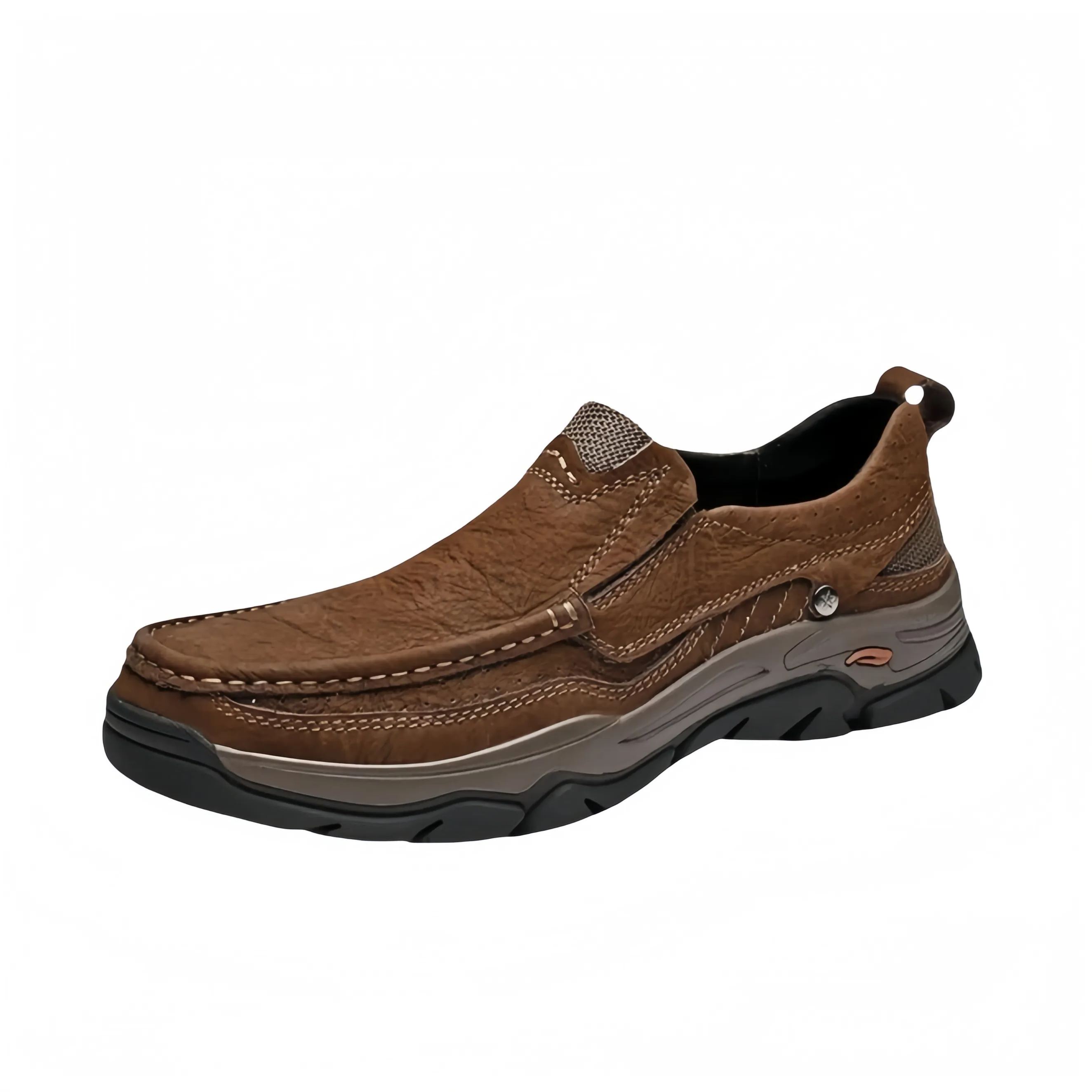 GARB®-TrailToTown Waterproof Leather Slip-On Walkers