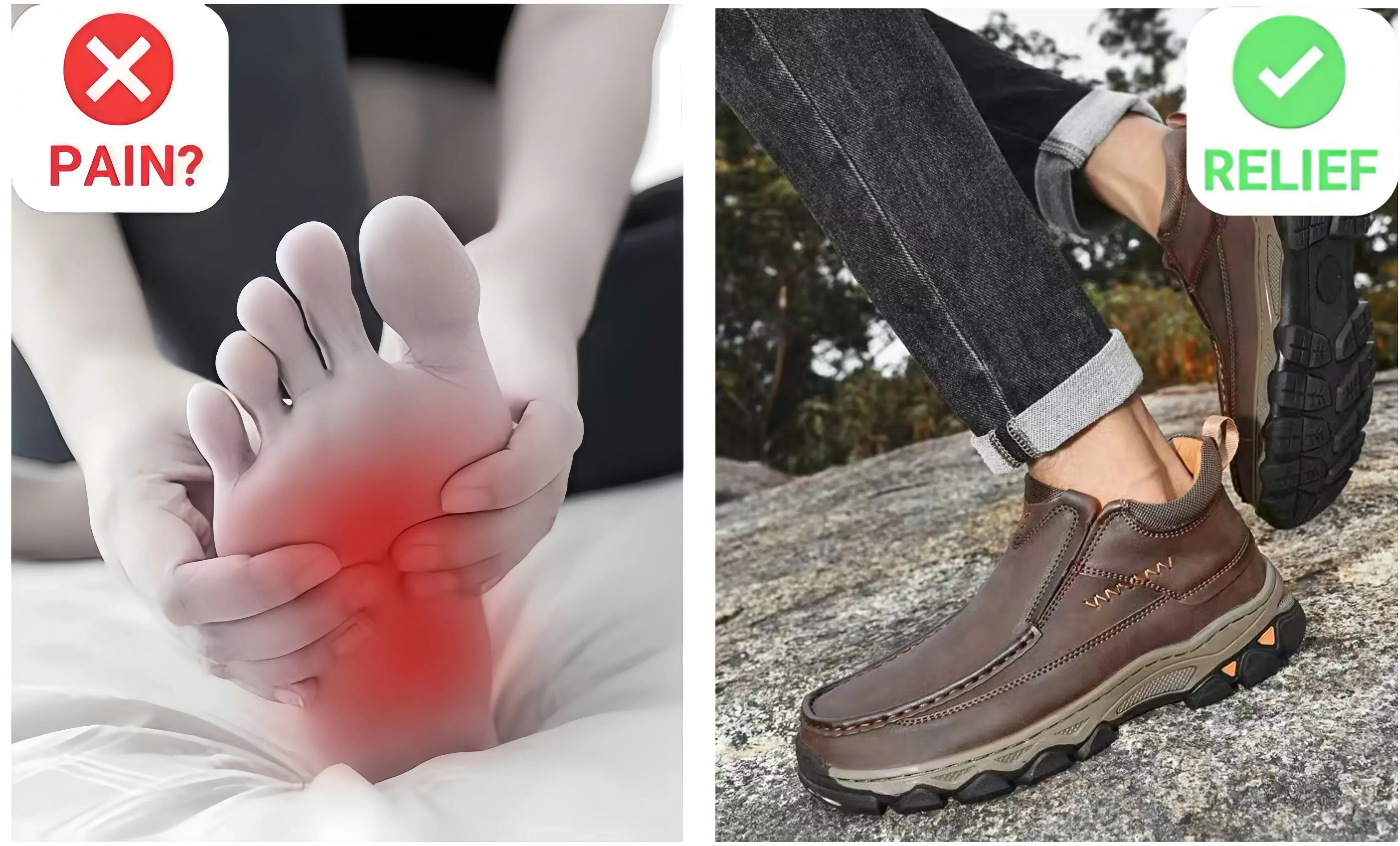 ⏰Last Day! 45% OFF 🔥GARB®Men's Orthopedic Genuine Leather Walking Boots
