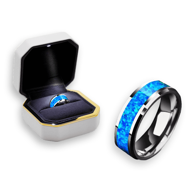 Thcok™ Blue Carbon Energy Ring (Limited time discount 🔥 last day)