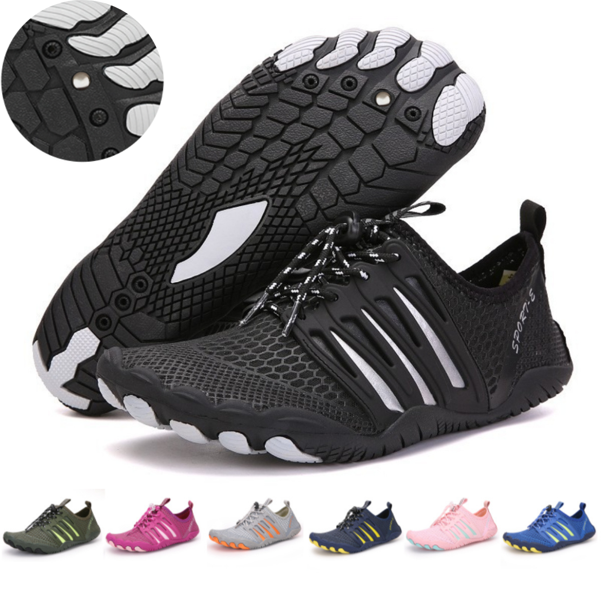 👟Copper-Infused Grounding Barefoot Shoes-Pulse（Skin Pro with Copper）