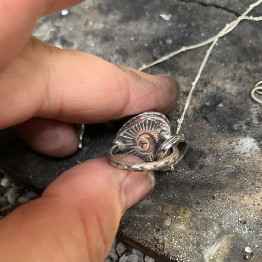 Amethyst And Crow Skull Locket Talisman-Buy 2 Free Shipping