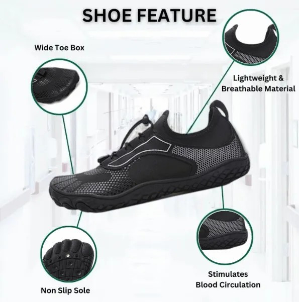 👟Copper-Infused Grounding Barefoot Shoes-Sports（Skin Pro with Copper）