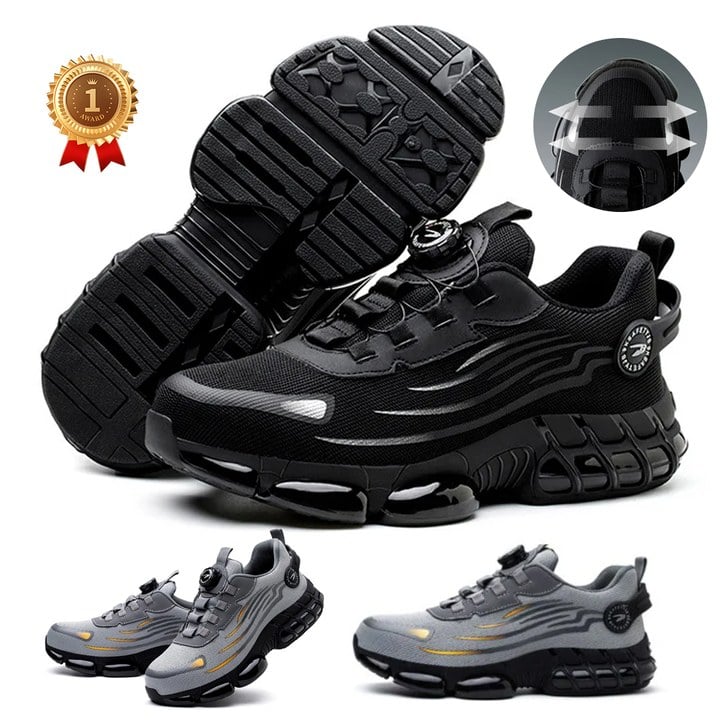 Men's Smash and Stab Resistant Work Safety Shoes - Buy 2 Free Shipping