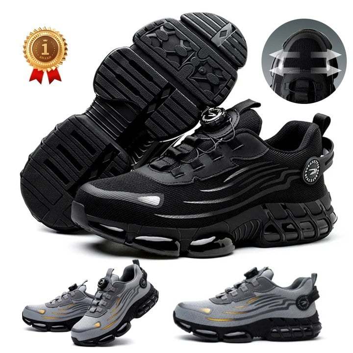 Men's Smash and Stab Resistant Work Safety Shoes - Buy 2 Free Shipping