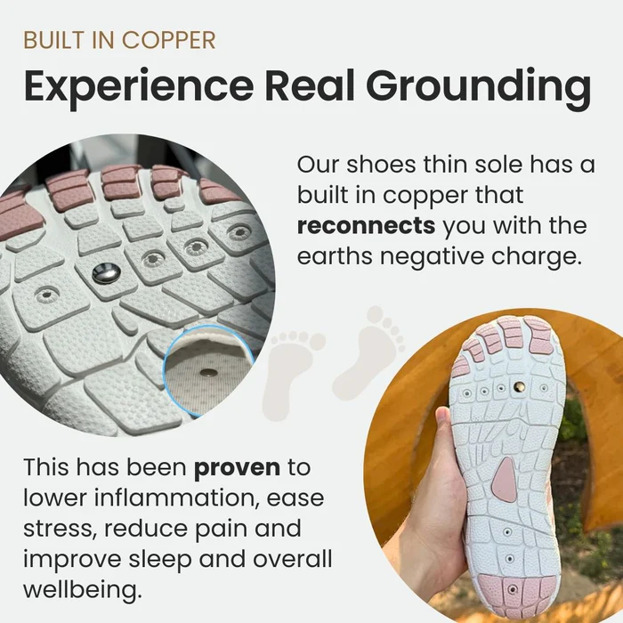 👟Glide--Copper-Infused Grounding Barefoot Shoes（Skin Pro with Copper）