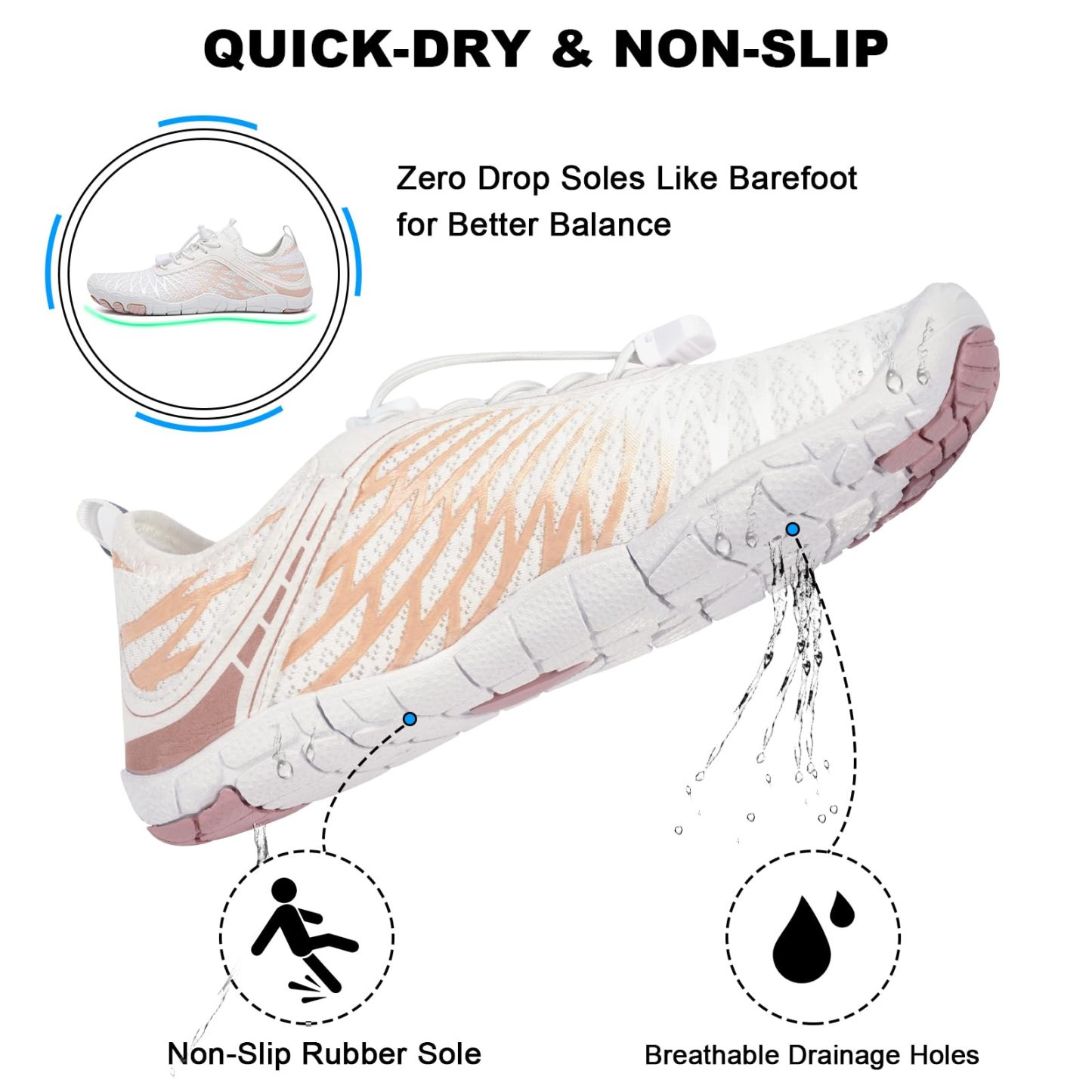 👨‍⚕️Doctor's recommendation --Copper-Infused Grounding Barefoot Shoes-Hike