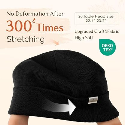 🎄Early Christmas Discount 60% OFF--Satin Lined Winter Beanie Hats-No static-No frizz