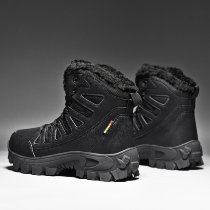 (🎁Free Socks Giveaway🧦) Men Combat Boots Waterproof Non-Slip Hiking Boots Anti-Puncture Anti-Sprain Work Boots