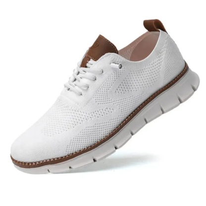 ⏰LAST DAY - 50% OFF🛒Men's Hands Free Slip On Oxford Shoes – Ultra Comfortable knitted fabric shoes, Lightweight Casual Walking Sneakers, Comfortable Dress Shoes, Mesh Urban Shoes for Business & Daily Wear