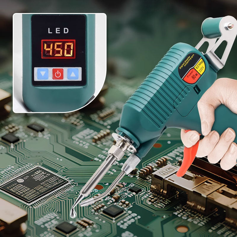 🔥Hot Sale 50%🔥High Power Digital Display Manual Automatic Tin Wire Feeding Electric Soldering Iron