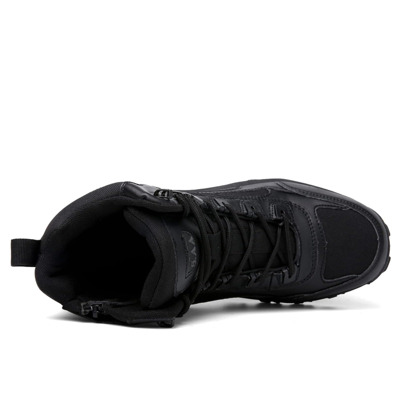 Men's Waterproof Anti-Sprain Anti-Puncture Work Combat Boots Hiking Boots (Durability Upgrade)