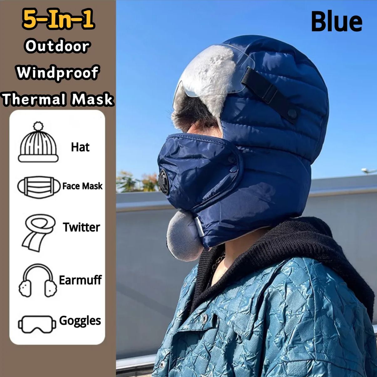 ❄️Winter Special Offer-5-In-1 Unisex Outdoor Windproof Thermal Mask