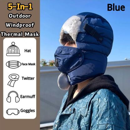 ❄️Winter Special Offer-5-In-1 Unisex Outdoor Windproof Thermal Mask