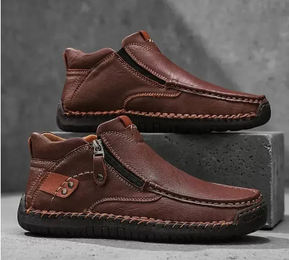 ⏰60% OFF🔥Men's Genuine Leather Orthopedic Walking Boots