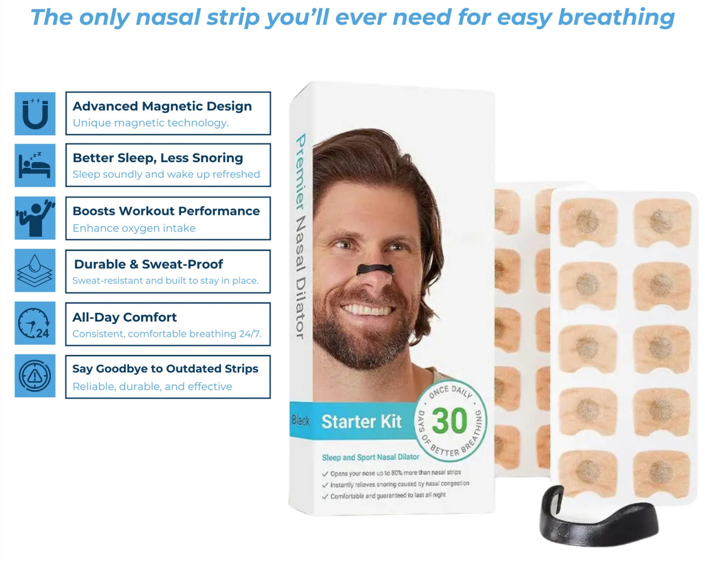 EasyNose-Magnetic Nasal Breathing Dilator