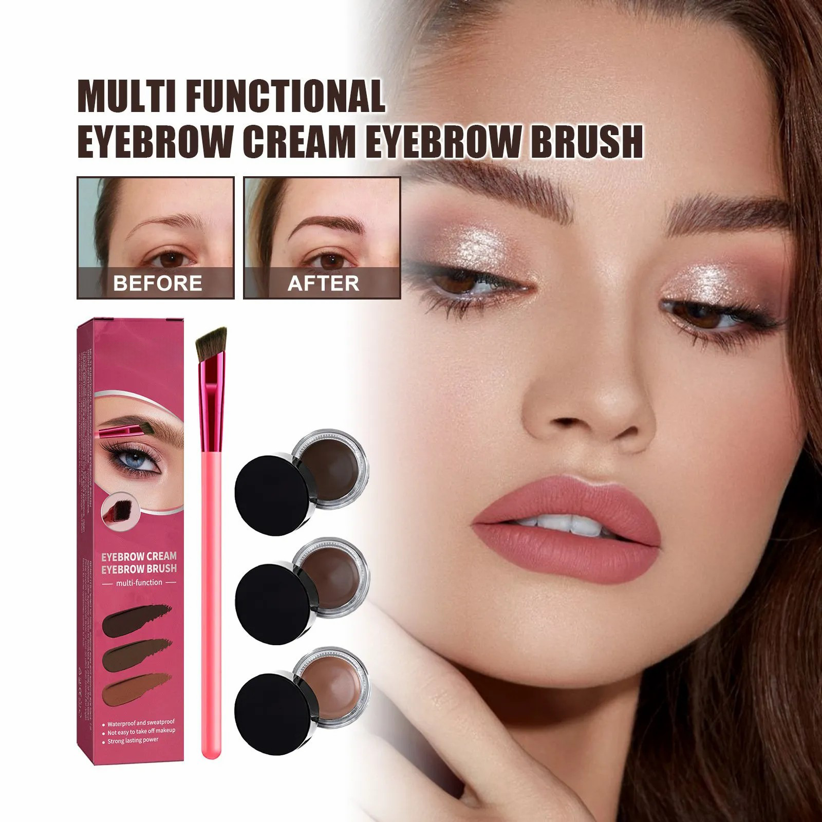 🔥Buy 1 Get 1 Free - 🖌️Realistic eyebrow brush