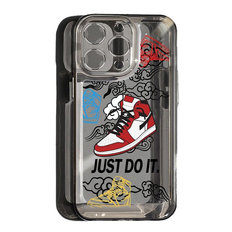 Transparent Trendy Sneakers iPhone Case