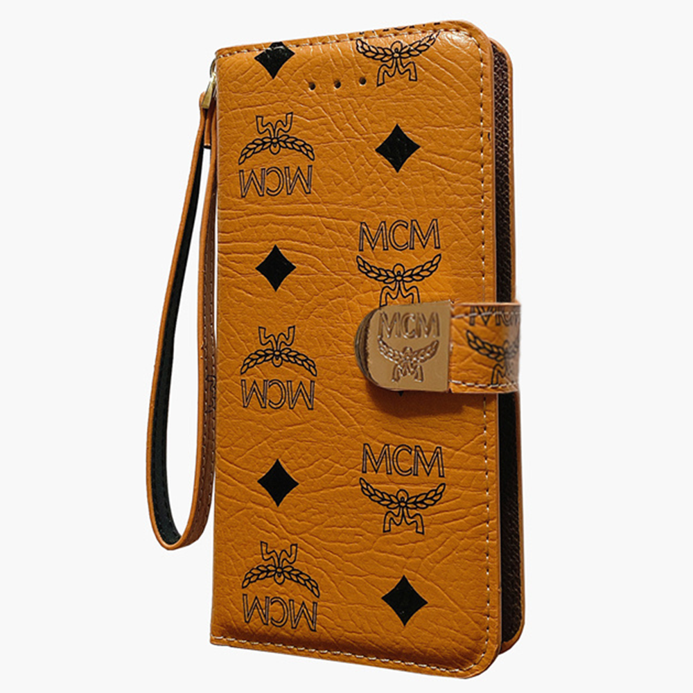 MCM Worldwide Leather iPhone Wallet Case