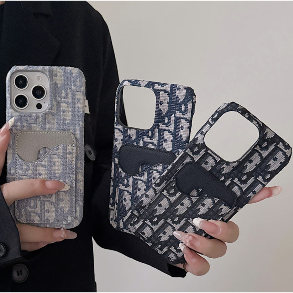 Dior EmbroEidery iPhone Wallet Case